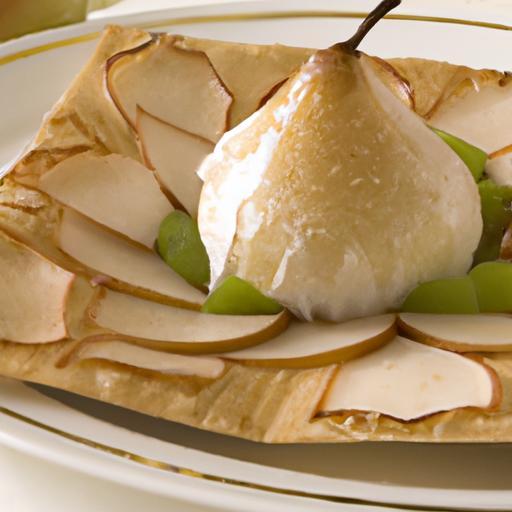 Layered Elegance: Crafting Pear & Roquefort Mille-Feuille