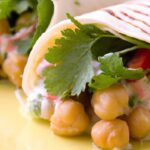 Chickpea Salad Wrap with Creamy Yogurt Dressing Delight