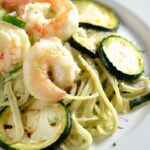 Zesty Keto Shrimp Scampi Over Fresh Zucchini Noodles Delight