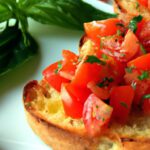 Sun-Kissed Bruschetta: Fresh Tomatoes & Basil Delight