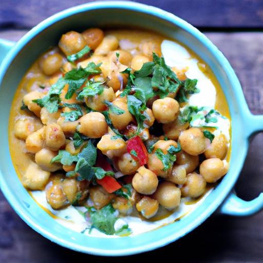 Creamy Chickpea Curry with Coconut Milk: A Flavorful Feast