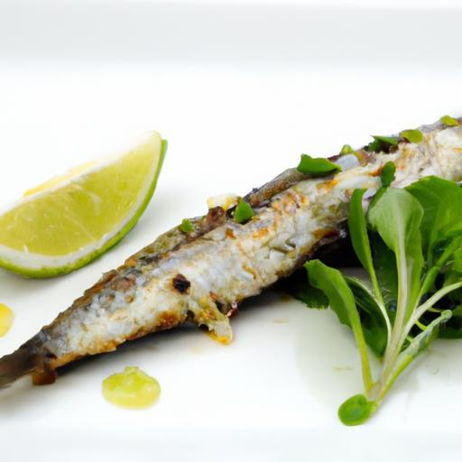 Zesty Grilled Sardines with Lemon & Fresh Coriander Flair