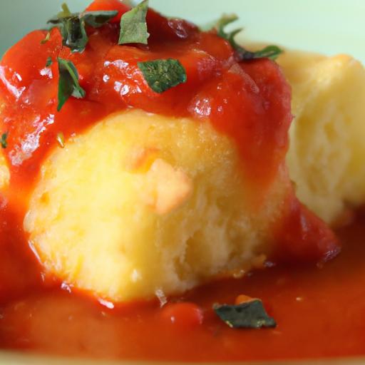 Melting Moments: Cheesy Baked Polenta with Marinara Bliss