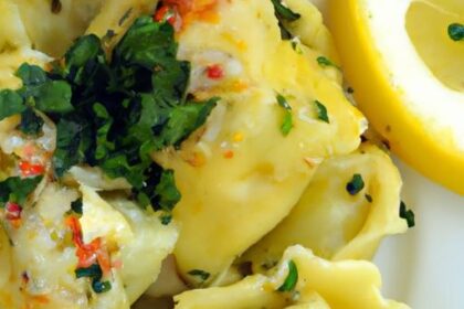 Delightful Crab & Ricotta Ravioli Brightened with Lemon Zest