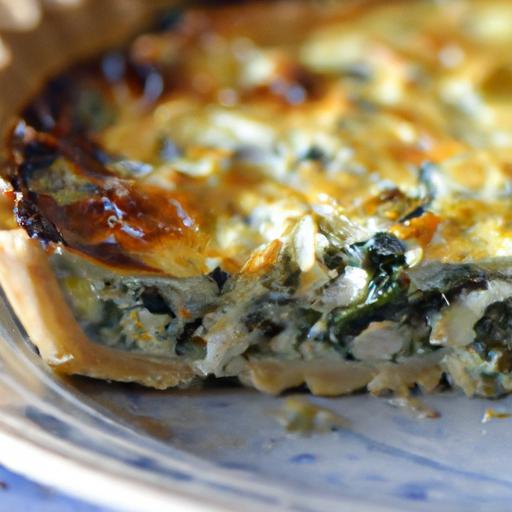 Wholesome Spinach Feta Quiche: A Savory Delight Recipe