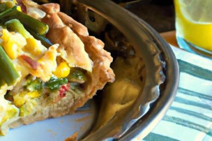 Wholesome Vegetarian Pie: A Flavorful Garden-Inspired Feast