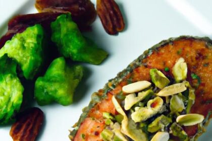 Crunchy Pistachio-Crusted Baked Salmon: A Flavorful Twist