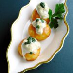 Golden Potato Nests with Creamy Crème Fraîche & Caviar Delight