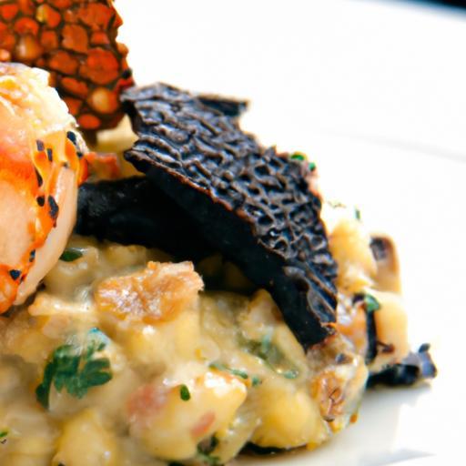 Decadent Truffle Risotto with Lobster and Parmesan Flair