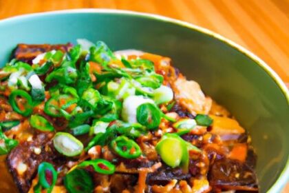 Spice Up Ramen with Veggies & Crispy Chili Tofu Delight