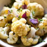 Zesty Baked Cauliflower with Tangy Preserved Lemon Dressing