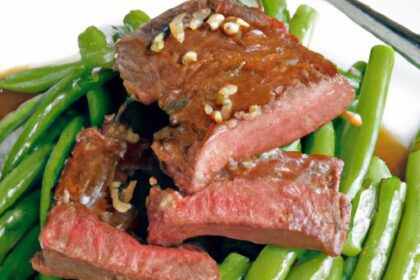 Savoring Beef with Green Beans: A Nutritious Flavor Fusion
