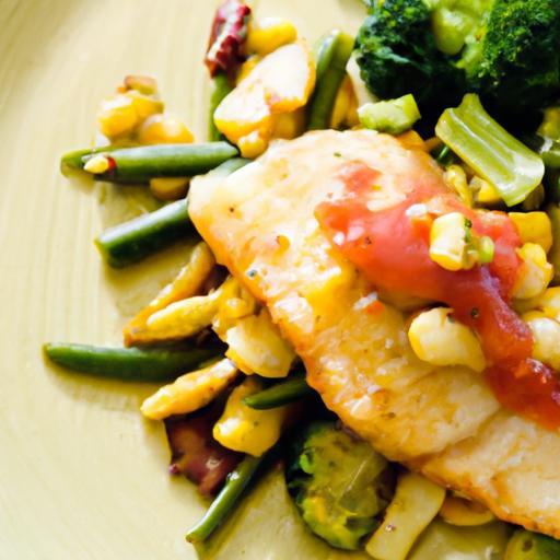 Flavorful Baked Fish with Veggies: A Healthy Delight
