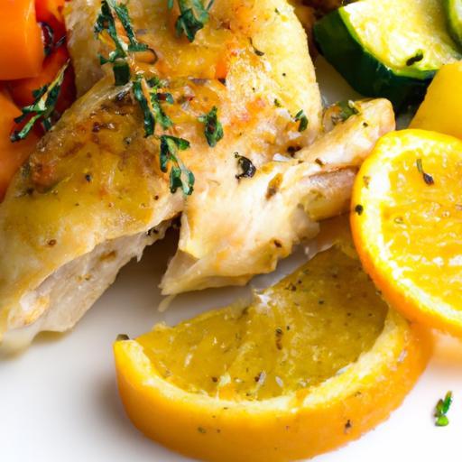 Zesty Lemon & Thyme Chicken with Perfect Roasted Veggies