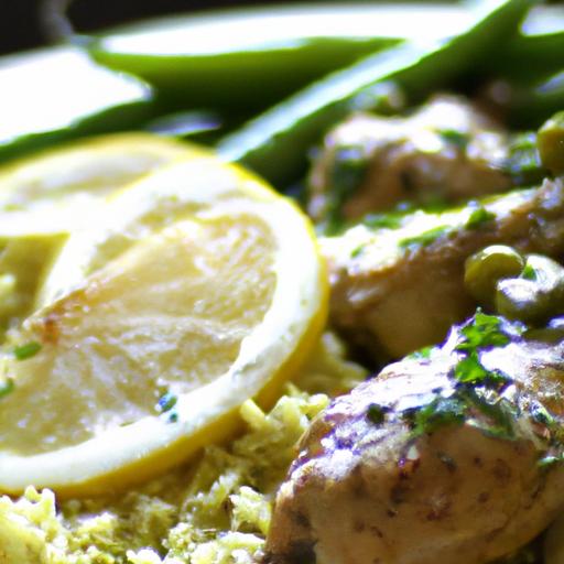 Zesty Green Olive & Lemon Chicken Tagine: A Flavorful Journey