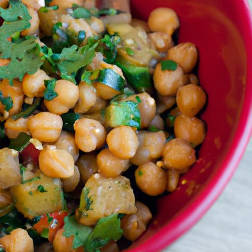 Hearty Zucchini & Chickpea Stew Infused with Fresh Coriander