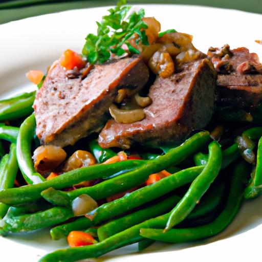 Savoring Beef with Green Beans: A ​nutritious Flavor Fusion
