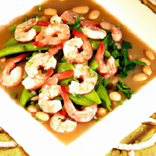 Zesty lemony Shrimp & Bean Stew: A Citrus-Infused Delight