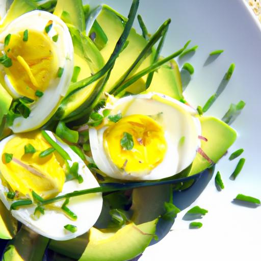 Creamy Avocado & Egg Salad with Zesty Mustard Dressing