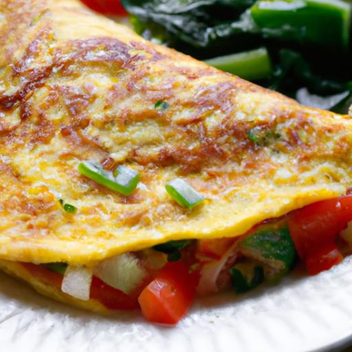 Cheesy Veggie Omelet: A fresh Twist on Classic Flavors