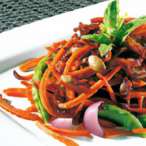 Flavor Fusion: Asian Carrot salad Meets Smoky Baingan Bharta