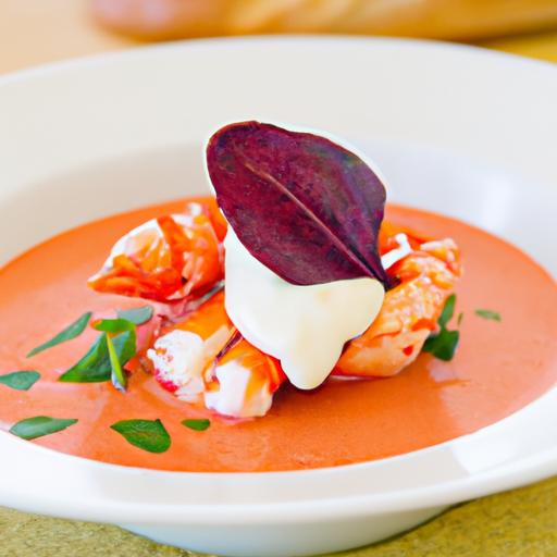 Golden Elegance: The​ Art of Saffron-Infused Lobster Bisque
