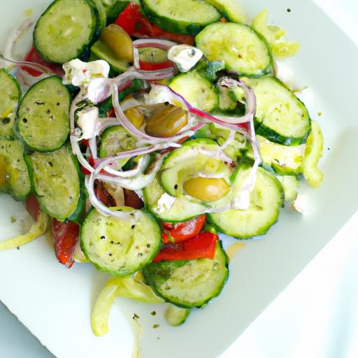 Refreshing ⁢Greek Salad with Crisp Cucumbers: A Perfect Bite
