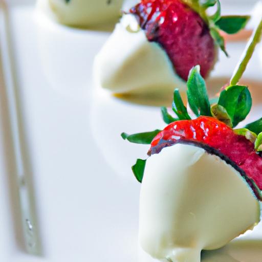 Decadent Delights: the Art of White Chocolate Strawberries