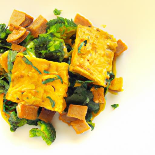 Golden Glow: Crafting Tofu Scramble with turmeric & Black Salt