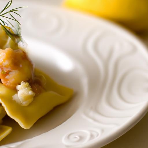 Delightful Crab & Ricotta Ravioli Brightened with Lemon Zest