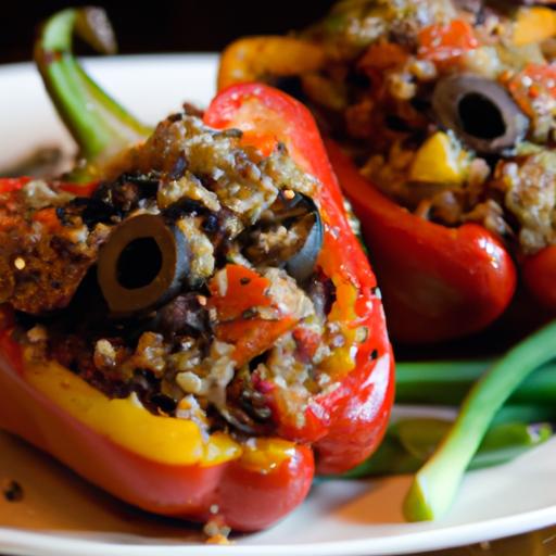 flavorful Stuffed Bell Peppers⁣ with Quinoa⁣ and Black ‍Beans