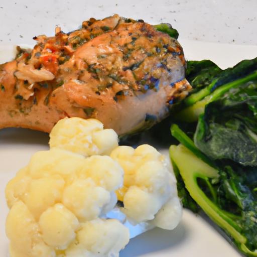 Keto Cauliflower & Spinach ⁢Stuffed‌ Chicken: Low-Carb Delight