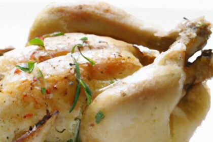 Zesty Roast Chicken with Lemon & Rosemary: A Flavor Feast