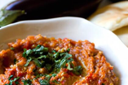 Fiery Flavors: Discover the Zesty Harissa Eggplant Dip