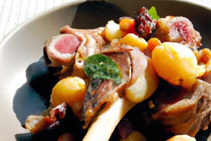 Savory Slow-Cooked Lamb with Almonds & Apricot Bliss
