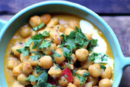 Creamy Chickpea Curry with Coconut Milk: A Flavorful Feast