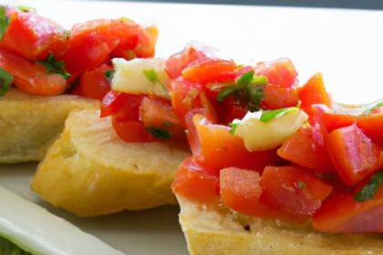 Burst of Flavor: Crafting Perfect Cherry Tomato Bruschetta