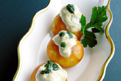 Golden Potato Nests with Creamy Crème Fraîche & Caviar Delight