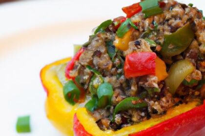 Flavorful Stuffed Bell Peppers with Quinoa and Black Beans