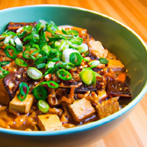 Spice Up Ramen with Veggies & Crispy Chili Tofu Delight