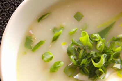 Silky Egg Drop Soup with Scallions: Easy Comfort in a Bowl