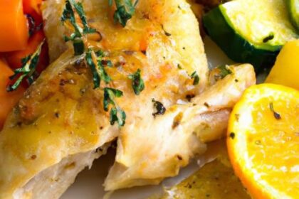 Zesty Lemon & Thyme Chicken with Perfect Roasted Veggies
