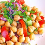 Hearty Warm Chickpea & Roasted Pepper Salad Recipe Insight