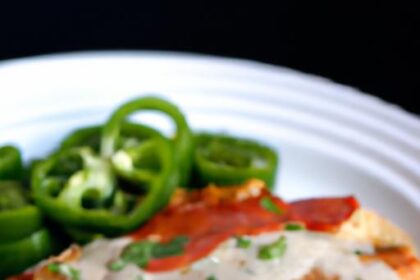 Savor Chicken Enchiladas with Tangy Roasted Tomatillo Sauce