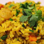 Golden Glow: Turmeric Cauliflower Rice with Hearty Lentils