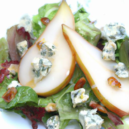 Pear & Walnut Salad with Blue Cheese: A Flavorful Twist