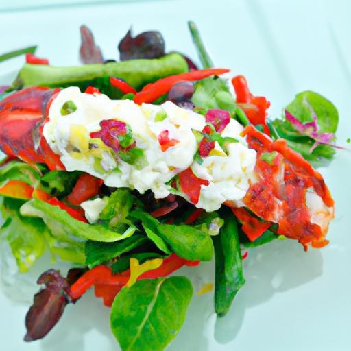 Fresh Flavors: Lobster & Burrata Salad with Citrus Twist