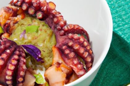 Zesty Octopus Ceviche: Lime & Cilantro Freshness Explored