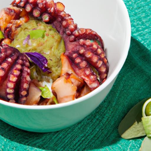 Zesty Octopus Ceviche: Lime & Cilantro Freshness Explored