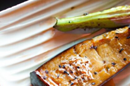 Umami Delight: Miso-Glazed Eggplant with Toasted Sesame Seeds